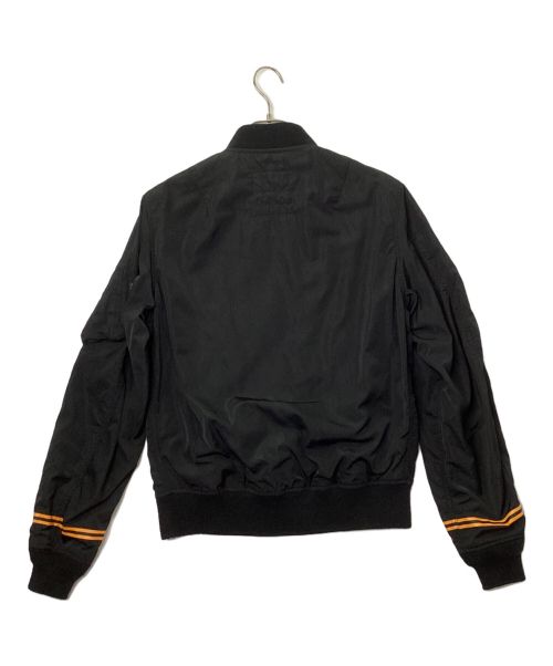 ALPHA INDUSTRIES（アルファインダストリーズ）ALPHA INDUSTRIES (アルファインダストリーズ) GIANTS (ジャイアンツ) MA-1ジャケット ブラック サイズ:Mの古着・服飾アイテム