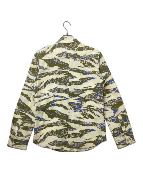 AKM（エーケーエム）AKM (エーケーエム) ジャケット グリーン×ベージュ サイズ:L 未使用品の古着・服飾アイテム