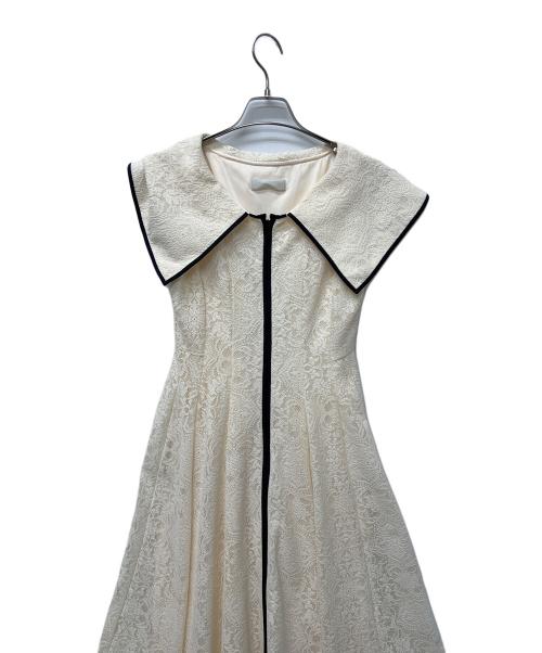 CELFORD（セルフォード）CELFORD (セルフォード) 半袖ワンピース ホワイト サイズ:36の古着・服飾アイテム