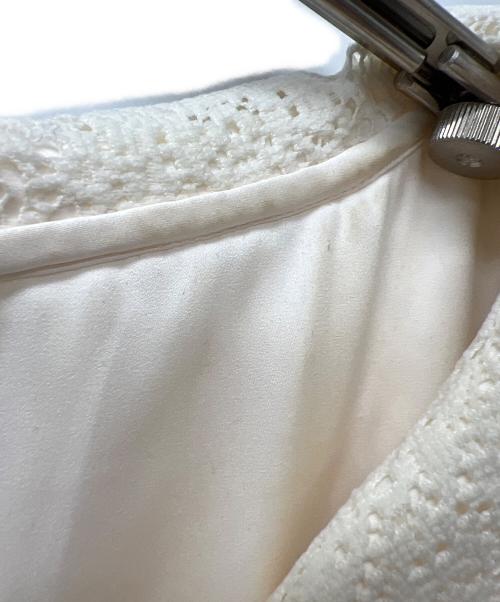 CELFORD（セルフォード）CELFORD (セルフォード) 半袖ワンピース ホワイト サイズ:36の古着・服飾アイテム