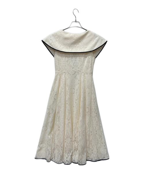 CELFORD（セルフォード）CELFORD (セルフォード) 半袖ワンピース ホワイト サイズ:36の古着・服飾アイテム