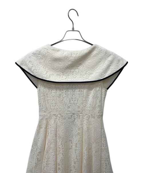 CELFORD（セルフォード）CELFORD (セルフォード) 半袖ワンピース ホワイト サイズ:36の古着・服飾アイテム