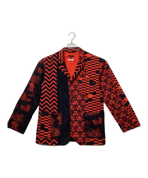 NOMA t.d.（ノーマティーディー）NOMA t.d. (ノーマティーディー) ジャケット ブラック×レッド サイズ:Sの古着・服飾アイテム