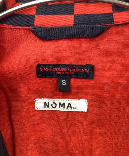 NOMA t.d.（ノーマティーディー）NOMA t.d. (ノーマティーディー) ジャケット ブラック×レッド サイズ:Sの古着・服飾アイテム