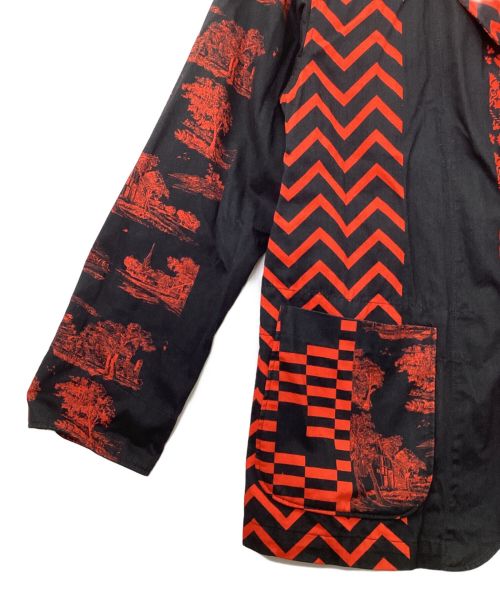 NOMA t.d.（ノーマティーディー）NOMA t.d. (ノーマティーディー) ジャケット ブラック×レッド サイズ:Sの古着・服飾アイテム