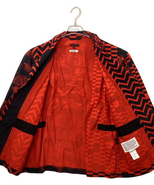 NOMA t.d.（ノーマティーディー）NOMA t.d. (ノーマティーディー) ジャケット ブラック×レッド サイズ:Sの古着・服飾アイテム