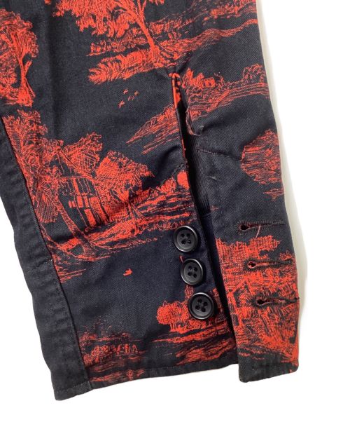 NOMA t.d.（ノーマティーディー）NOMA t.d. (ノーマティーディー) ジャケット ブラック×レッド サイズ:Sの古着・服飾アイテム