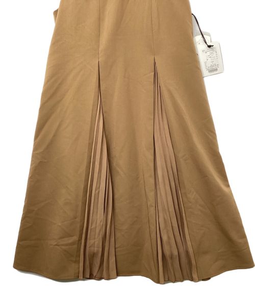 HER LIP TO（ハーリップトゥ）Her lip to (ハーリップトゥ) Lace Trimmed Bowtie Dress camel ベージュ サイズ:S 未使用品の古着・服飾アイテム