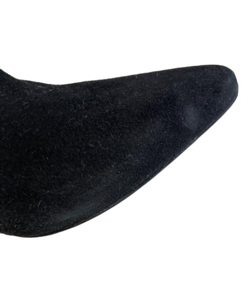 Salvatore Ferragamo（サルヴァトーレ フェラガモ）Salvatore Ferragamo (サルヴァトーレ フェラガモ) サイドジップロングブーツ ブラック サイズ:5.5の古着・服飾アイテム