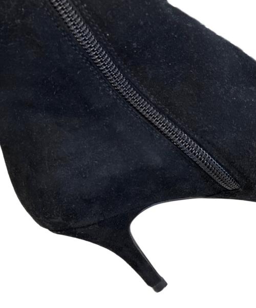 Salvatore Ferragamo（サルヴァトーレ フェラガモ）Salvatore Ferragamo (サルヴァトーレ フェラガモ) サイドジップロングブーツ ブラック サイズ:5.5の古着・服飾アイテム