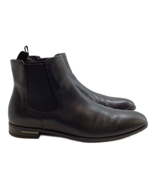 PRADA（プラダ）PRADA (プラダ) サイドゴアブーツ ブラック サイズ:25の古着・服飾アイテム