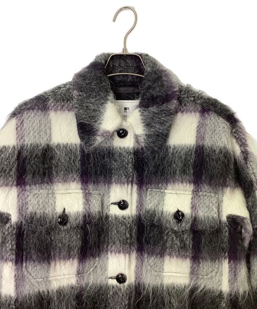 WOOLRICH（ウールリッチ）WOOLRICH (ウールリッチ) ロングコート ブラック×グレー サイズ:XSの古着・服飾アイテム