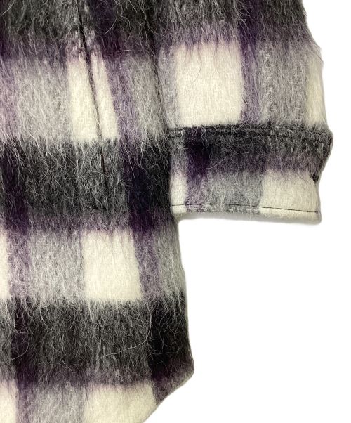 WOOLRICH（ウールリッチ）WOOLRICH (ウールリッチ) ロングコート ブラック×グレー サイズ:XSの古着・服飾アイテム