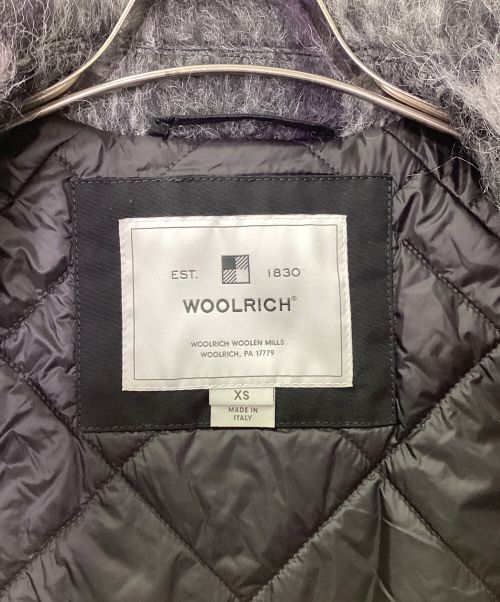 WOOLRICH（ウールリッチ）WOOLRICH (ウールリッチ) ロングコート ブラック×グレー サイズ:XSの古着・服飾アイテム