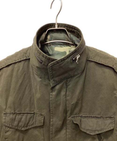 sage de cret（ｻｰｼﾞｭﾃﾞｸﾚ）sage de cret (サージュデクレ) 3wayミリタリージャケット オリーブ サイズ:Mの古着・服飾アイテム