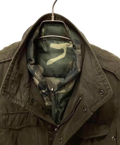 sage de cret（ｻｰｼﾞｭﾃﾞｸﾚ）sage de cret (サージュデクレ) 3wayミリタリージャケット オリーブ サイズ:Mの古着・服飾アイテム