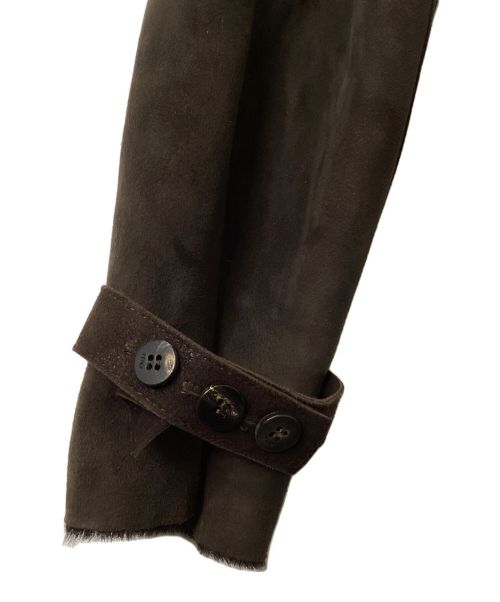 FENDI（フェンディ）FENDI (フェンディ) スウェードコート ブラウン サイズ:40の古着・服飾アイテム