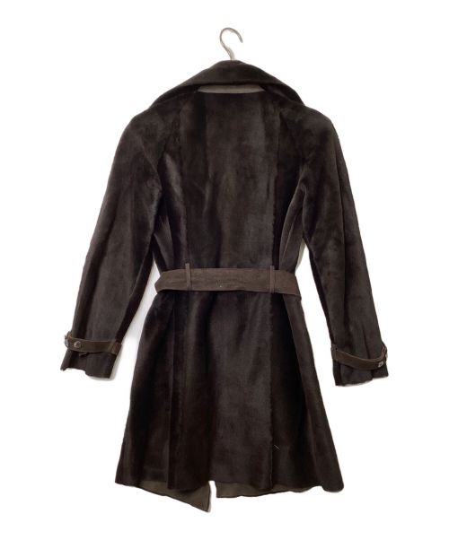 FENDI（フェンディ）FENDI (フェンディ) スウェードコート ブラウン サイズ:40の古着・服飾アイテム