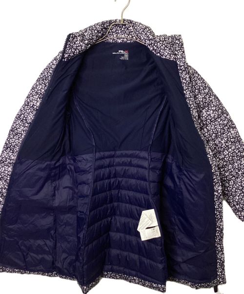 RLX RALPH LAUREN（アールエルエックスラルフローレン）RLX RALPH LAUREN (アールエルエックスラルフローレン) ダウンジャケット ネイビー×ホワイト サイズ:XXS 未使用品の古着・服飾アイテム