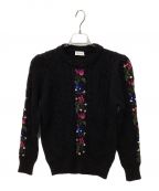 Saint Laurent Parisサンローランパリ）の古着「ニット」｜ブラック