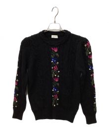 Saint Laurent Paris（サンローランパリ）の古着「ニット」｜ブラック