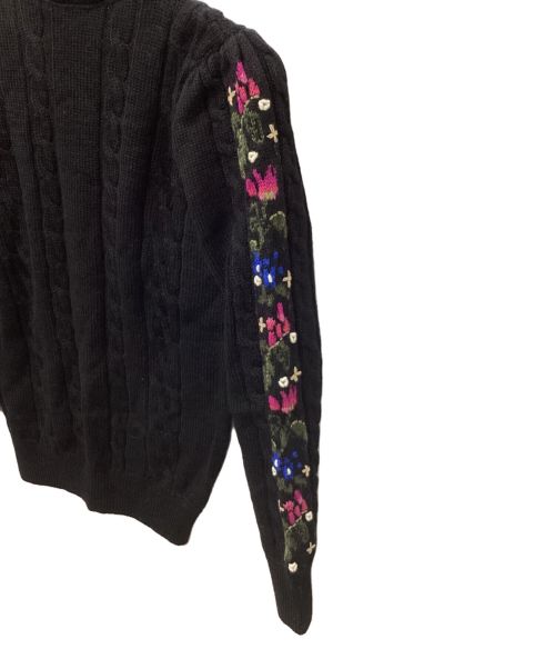 Saint Laurent Paris（サンローランパリ）Saint Laurent Paris (サンローランパリ) ニット ブラック サイズ:Sの古着・服飾アイテム