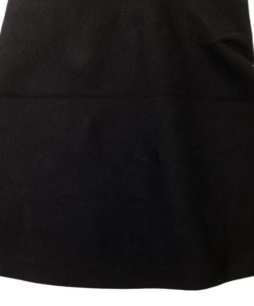 LOUIS VUITTON（ルイ ヴィトン）LOUIS VUITTON (ルイ ヴィトン) レザー切替ワンピース ネイビー×ブラック サイズ:34の古着・服飾アイテム