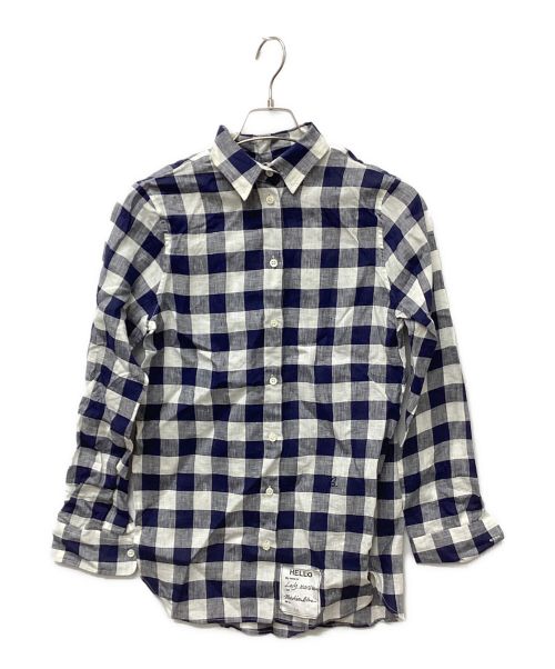 MADISON BLUE（マディソンブルー）MADISON BLUE (マディソンブルー) リネンシャツ ネイビー サイズ:04の古着・服飾アイテム