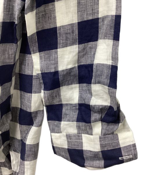 MADISON BLUE（マディソンブルー）MADISON BLUE (マディソンブルー) リネンシャツ ネイビー サイズ:04の古着・服飾アイテム