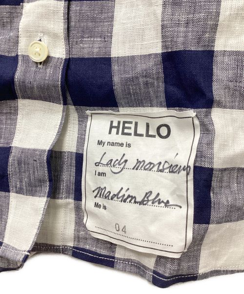 MADISON BLUE（マディソンブルー）MADISON BLUE (マディソンブルー) リネンシャツ ネイビー サイズ:04の古着・服飾アイテム
