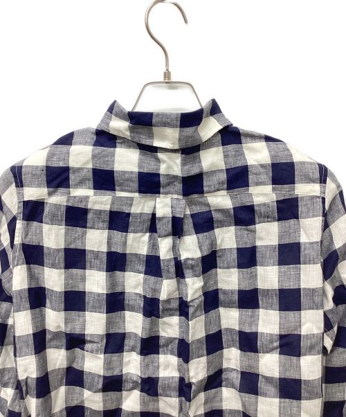 MADISON BLUE（マディソンブルー）MADISON BLUE (マディソンブルー) リネンシャツ ネイビー サイズ:04の古着・服飾アイテム
