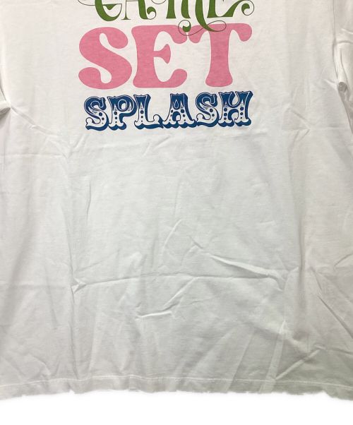 maison kitsune（メゾンキツネ）MAISON KITSUNE (メゾンキツネ) 半袖Tシャツ ホワイト サイズ:Sの古着・服飾アイテム