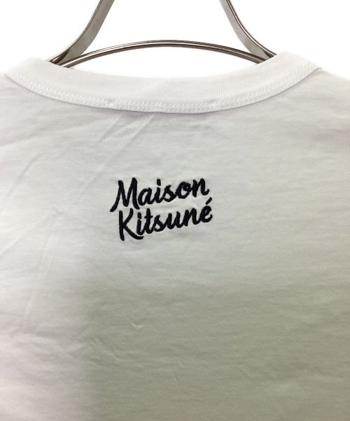 maison kitsune（メゾンキツネ）MAISON KITSUNE (メゾンキツネ) 半袖Tシャツ ホワイト サイズ:Sの古着・服飾アイテム