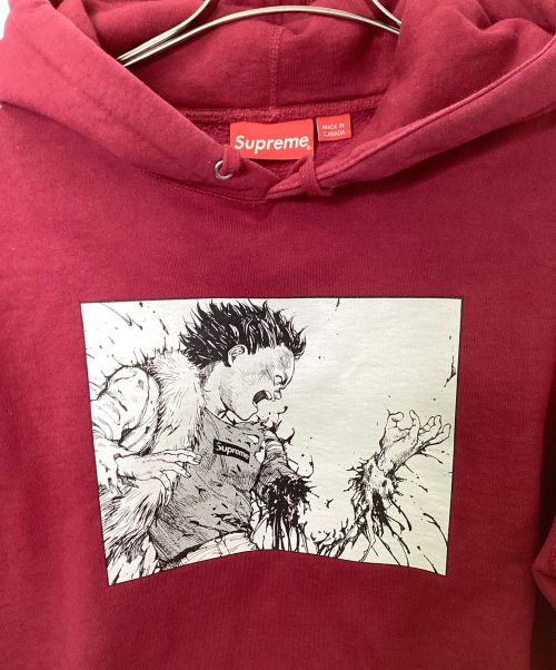 SUPREME（シュプリーム）Supreme (シュプリーム) パーカー バーガンディー サイズ:Mの古着・服飾アイテム