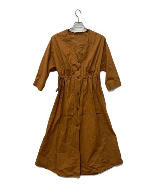 TELA（テラ）TELA (テラ) ワンピース ブラウン サイズ:XSの古着・服飾アイテム