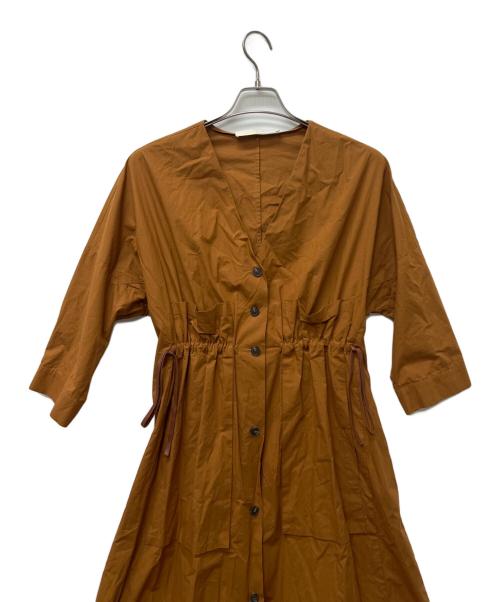 TELA（テラ）TELA (テラ) ワンピース ブラウン サイズ:XSの古着・服飾アイテム