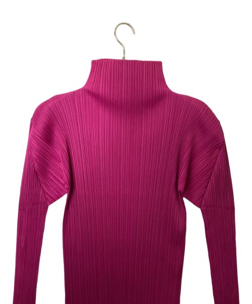 PLEATS PLEASE（プリーツプリーズ）PLEATS PLEASE (プリーツプリーズ) プリーツワンピース ショッキングピンク サイズ:4の古着・服飾アイテム