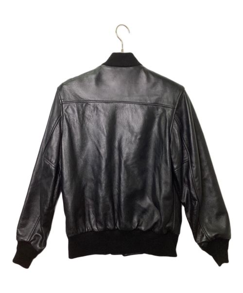 Schott（ショット）schott (ショット) レザーヴァーシティージャケット ブラック サイズ:36の古着・服飾アイテム