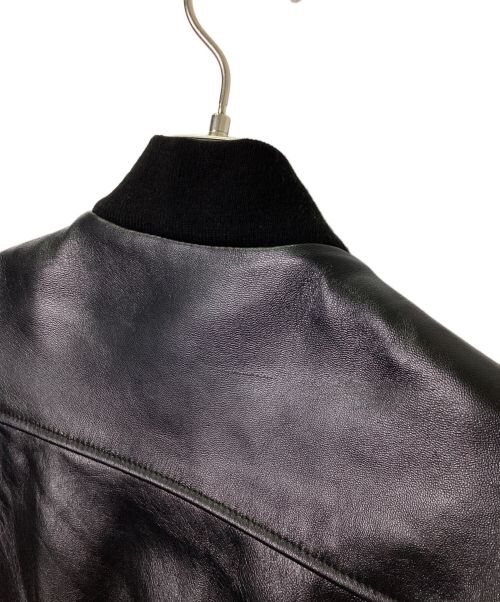 Schott（ショット）schott (ショット) レザーヴァーシティージャケット ブラック サイズ:36の古着・服飾アイテム