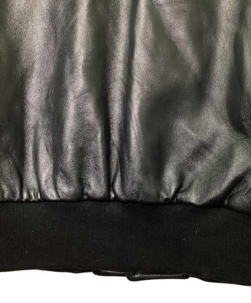 Schott（ショット）schott (ショット) レザーヴァーシティージャケット ブラック サイズ:36の古着・服飾アイテム
