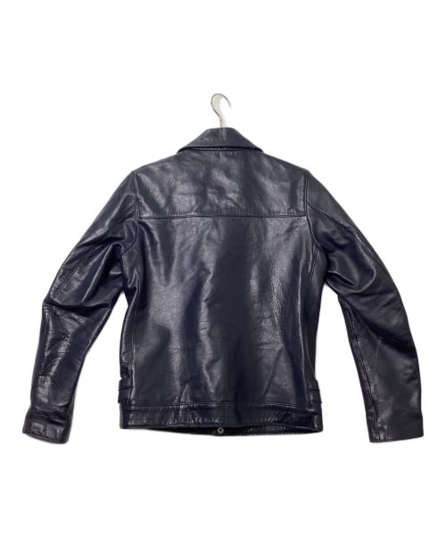 UNDERCOVER（アンダーカバー）UNDERCOVER (アンダーカバー) ダブルライダースジャケット ネイビー サイズ:1の古着・服飾アイテム