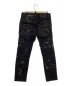 DSQUARED2 (ディースクエアード) ペイント加工デニムパンツ ブラック サイズ:42：9000円