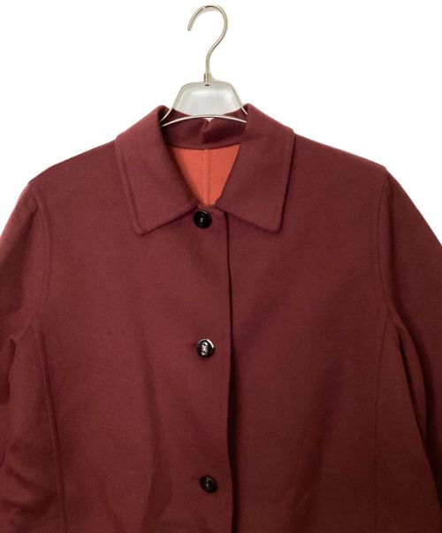 Salvatore Ferragamo（サルヴァトーレ フェラガモ）Salvatore Ferragamo (サルヴァトーレ フェラガモ) ウールコート レッド サイズ:Sの古着・服飾アイテム