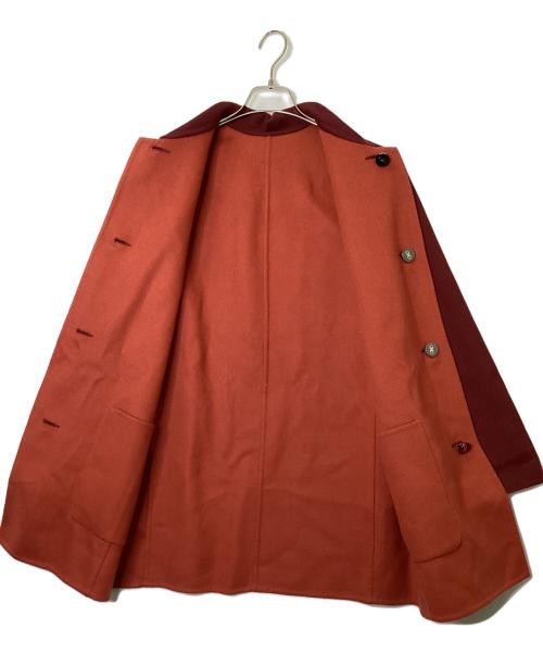 Salvatore Ferragamo（サルヴァトーレ フェラガモ）Salvatore Ferragamo (サルヴァトーレ フェラガモ) ウールコート レッド サイズ:Sの古着・服飾アイテム