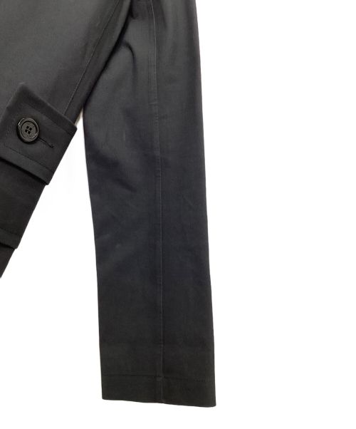 LOUIS VUITTON（ルイ ヴィトン）LOUIS VUITTON (ルイ ヴィトン) ステンカラーコート ブラック サイズ:38の古着・服飾アイテム