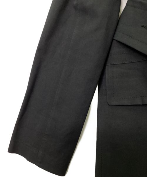 LOUIS VUITTON（ルイ ヴィトン）LOUIS VUITTON (ルイ ヴィトン) ステンカラーコート ブラック サイズ:38の古着・服飾アイテム