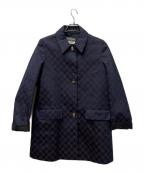 Salvatore Ferragamoサルヴァトーレ フェラガモ）の古着「ステンカラーコート」｜ネイビー