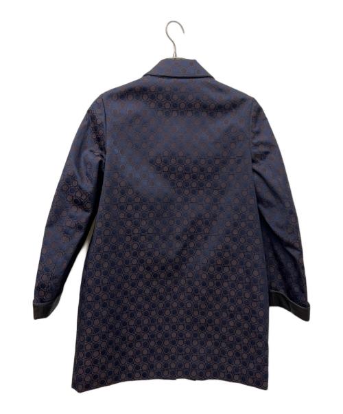 Salvatore Ferragamo（サルヴァトーレ フェラガモ）Salvatore Ferragamo (サルヴァトーレ フェラガモ) ステンカラーコート ネイビー サイズ:40の古着・服飾アイテム