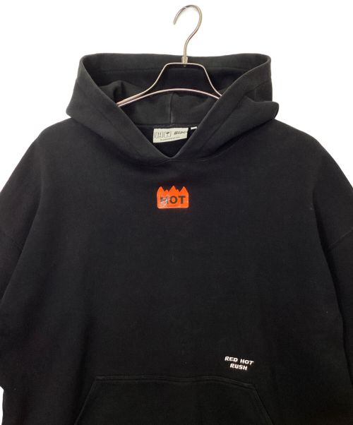 BlackEyePatch（ブラックアイパッチ）BlackEyePatch (ブラックアイパッチ) プルオーバーパーカー ブラック サイズ:XLの古着・服飾アイテム