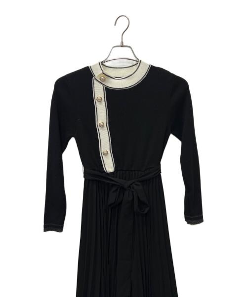 HER LIP TO（ハーリップトゥ）HER LIP TO (ハーリップトゥ) Saint Honore Long Dress ブラック×ホワイト サイズ:Ｓの古着・服飾アイテム